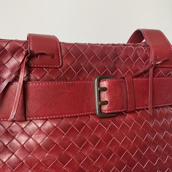 Woven Leather Handbag - Picture 5 of 12